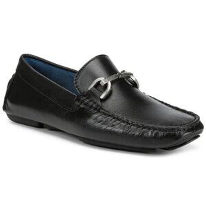 New Donald J Pliner Black Leather Victor Driving Moccasin Loafers Size 11